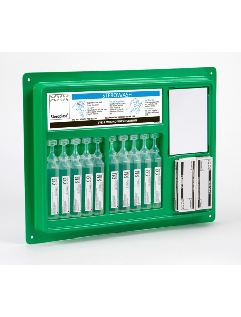 Steroplast Eyewash Pod Station Complete 1410 Kits